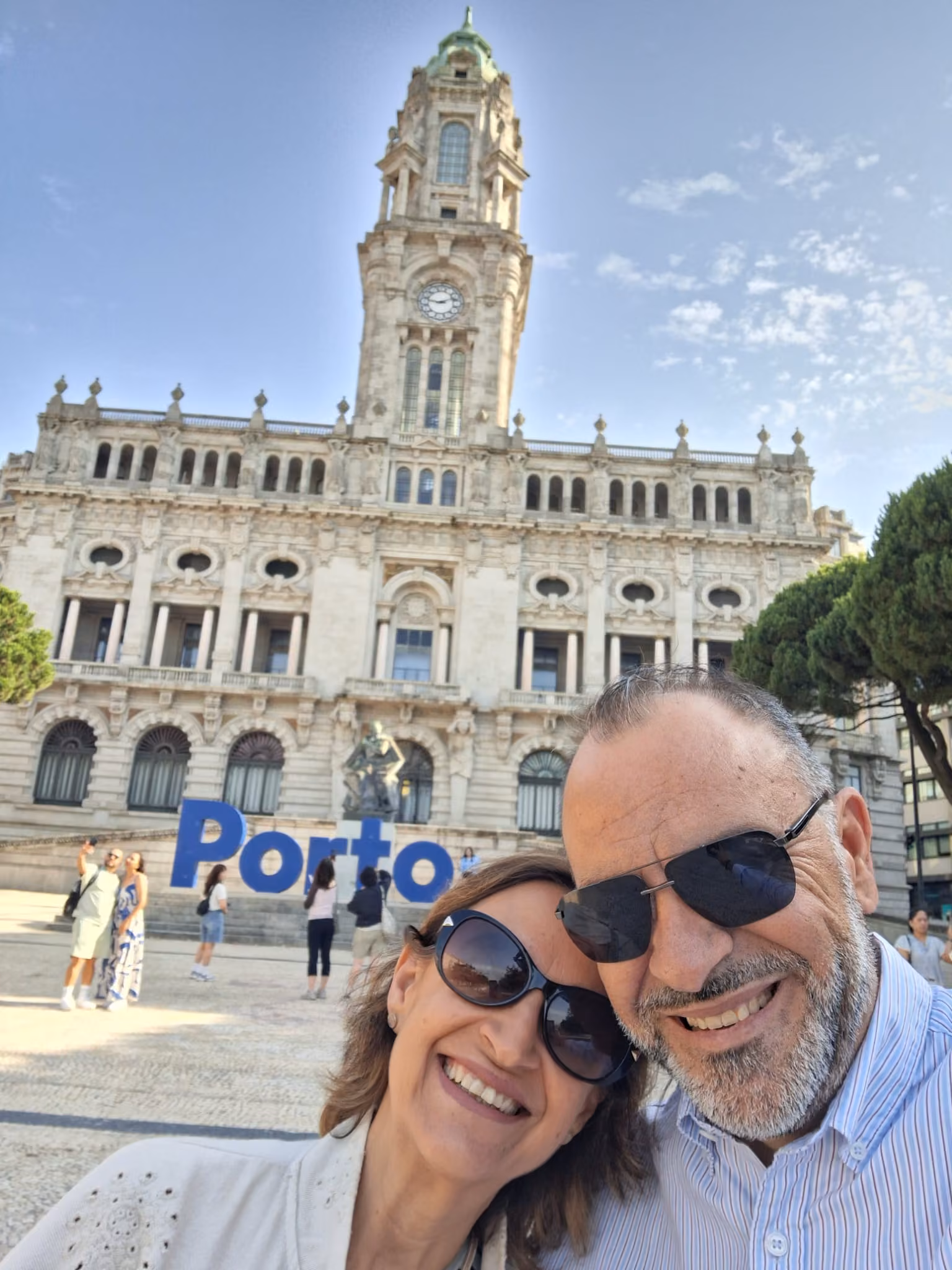 Jesús y Belén en el Ayuntamiento de Oporto
